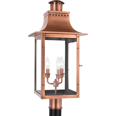 Quoizel Chalmers Outdoor Post Lantern CM9012AC